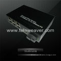 10-100M fiber to rj45 converter 2 fiber port and 6 RJ45 Fiber Ethernet Media Converter
